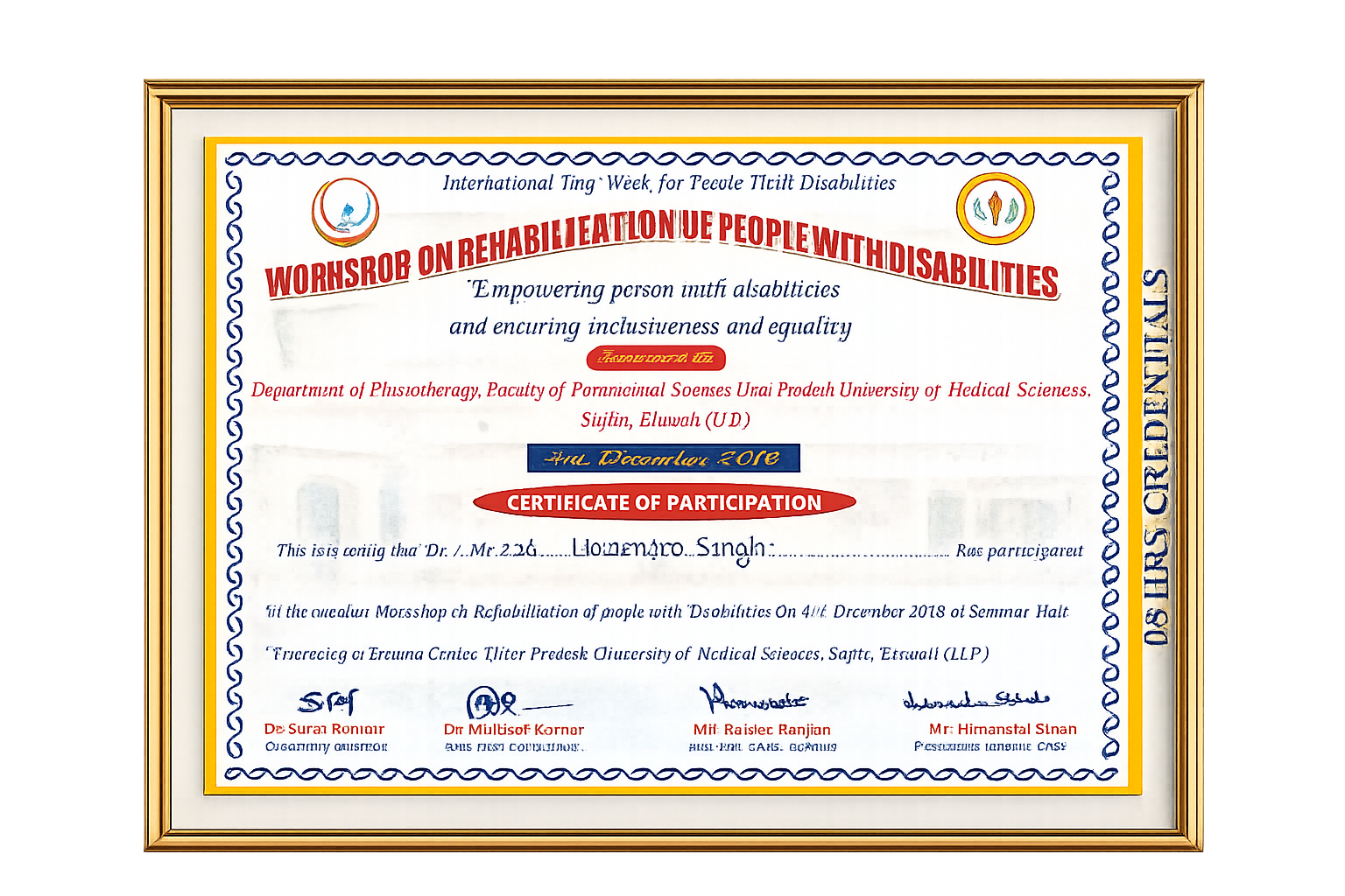 Physiotherapy accreditation and practice certificate image 5