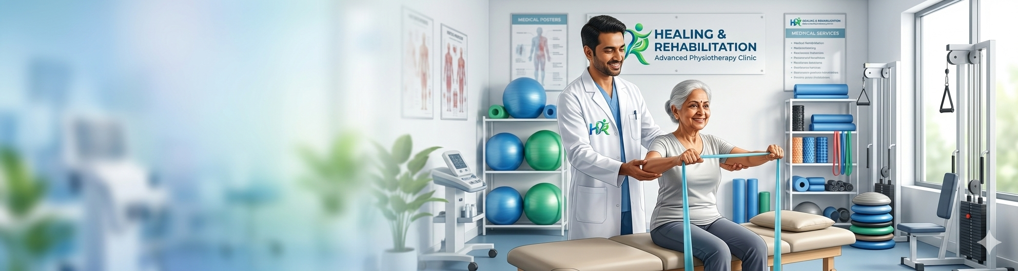 Advanced physiotherapy care and exercise therapy at Malviya Nagar clinic — hero slide 2